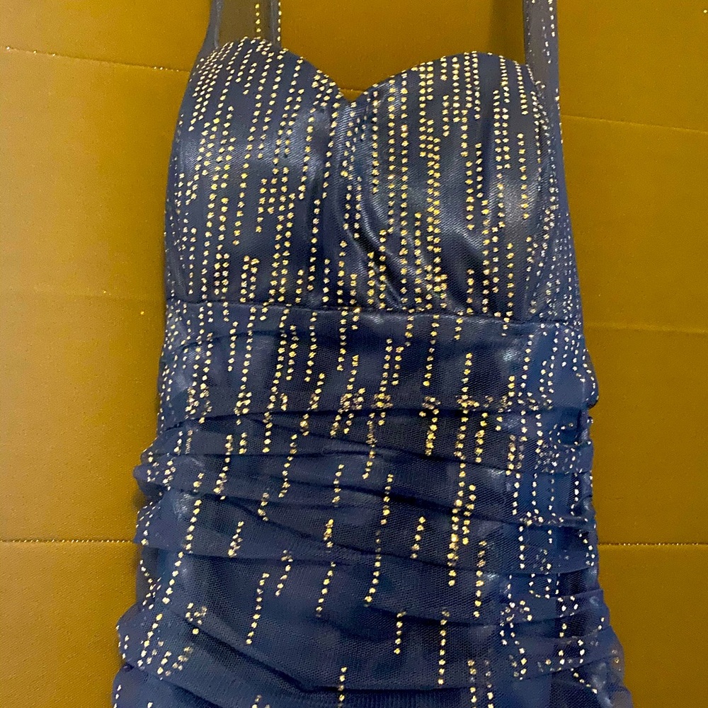 Blue homecoming dress
